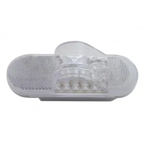 18 LED Mid-Trailer Turn Signal Light - Amber LED/Clear Lens