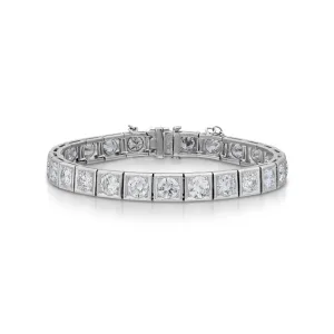 8.50 Carat Estate Diamond Line Bracelet