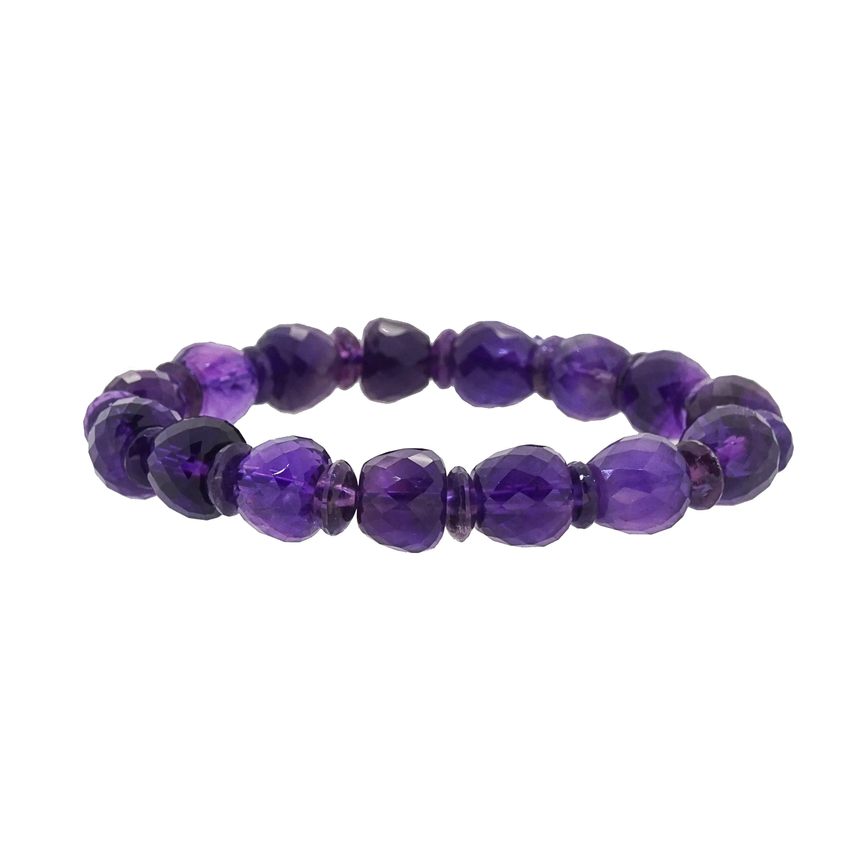 A-Grade Amethyst Faceted Apple
