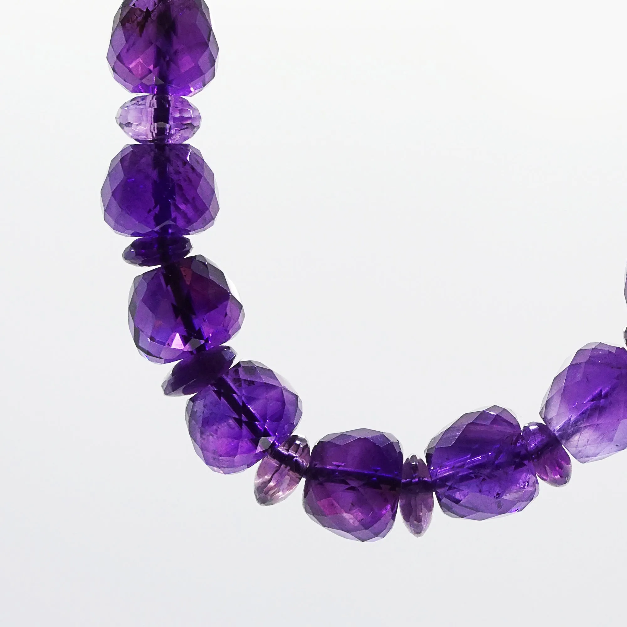 A-Grade Amethyst Faceted Apple