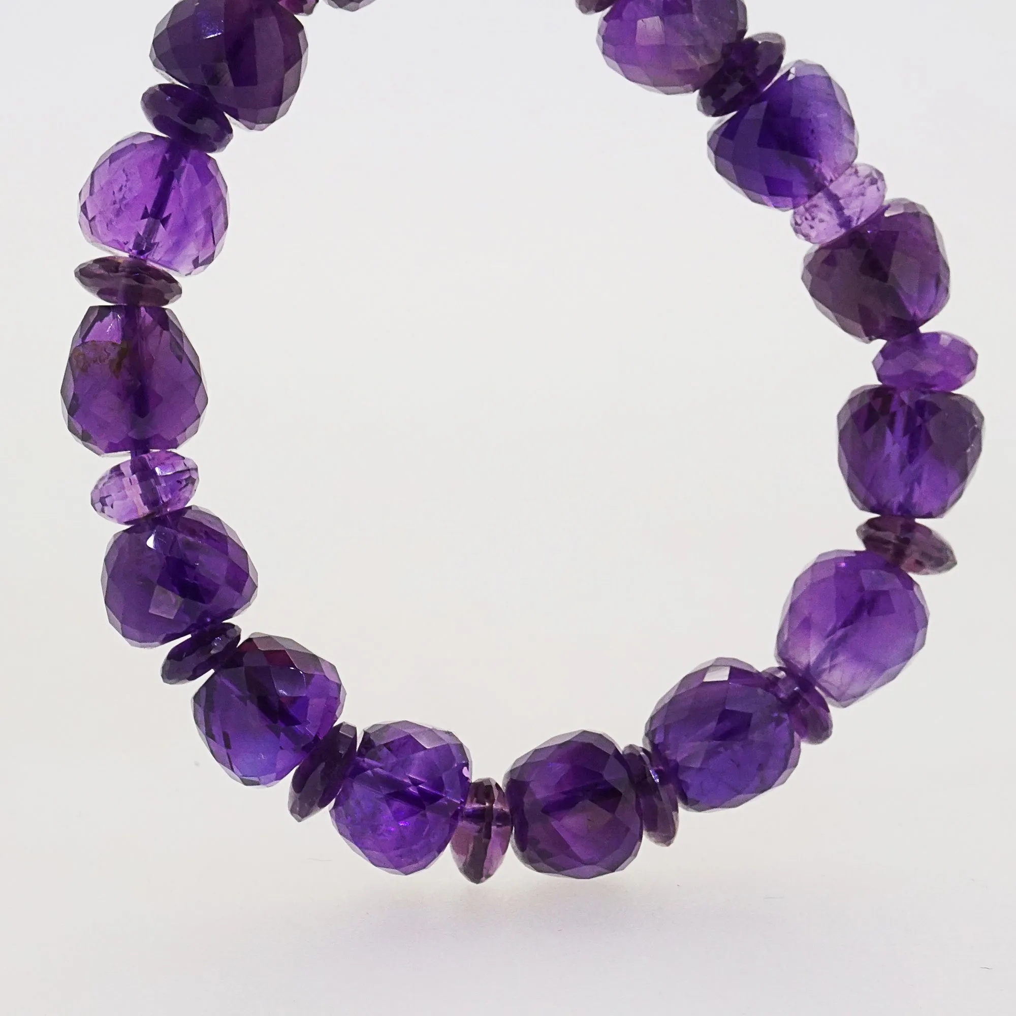 A-Grade Amethyst Faceted Apple