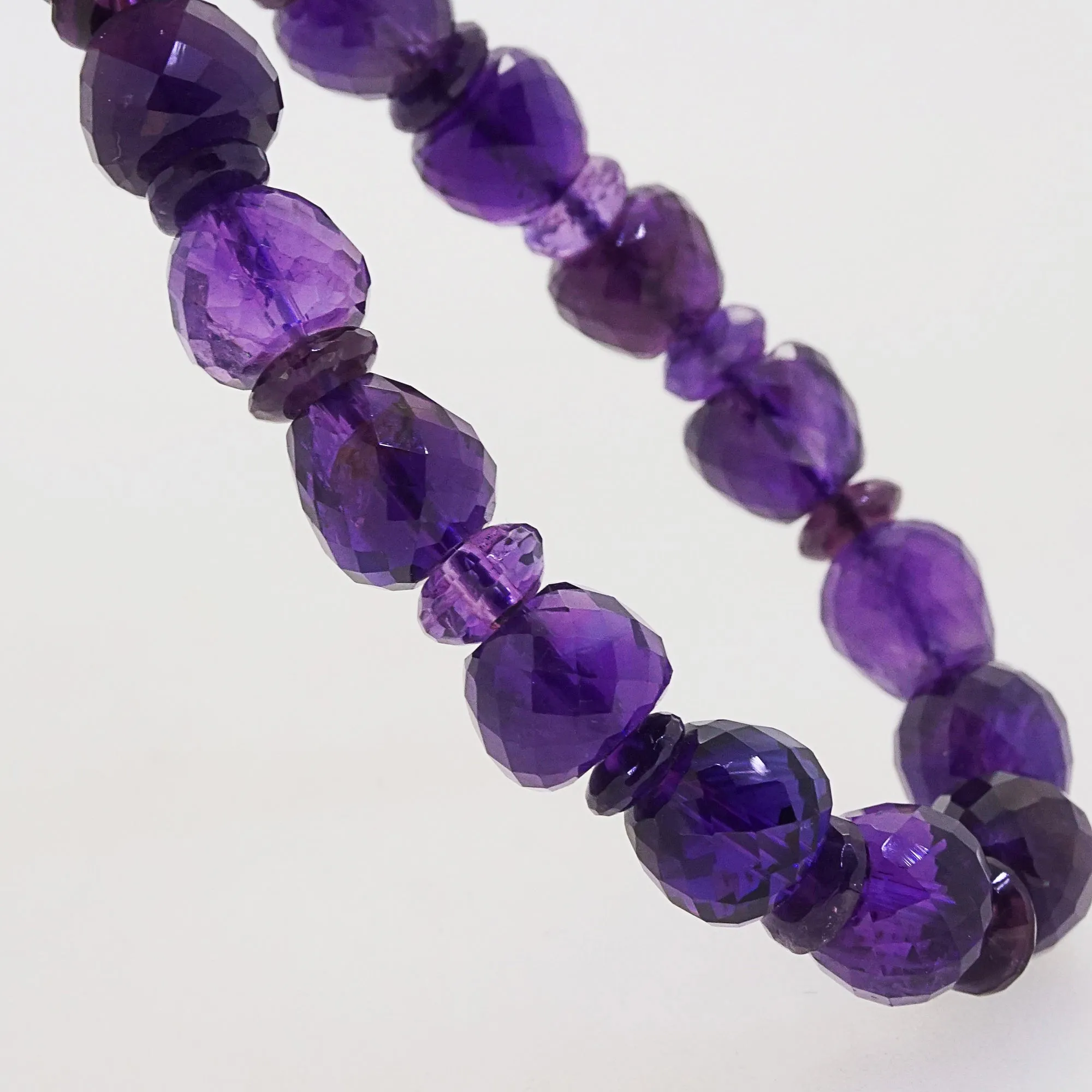 A-Grade Amethyst Faceted Apple