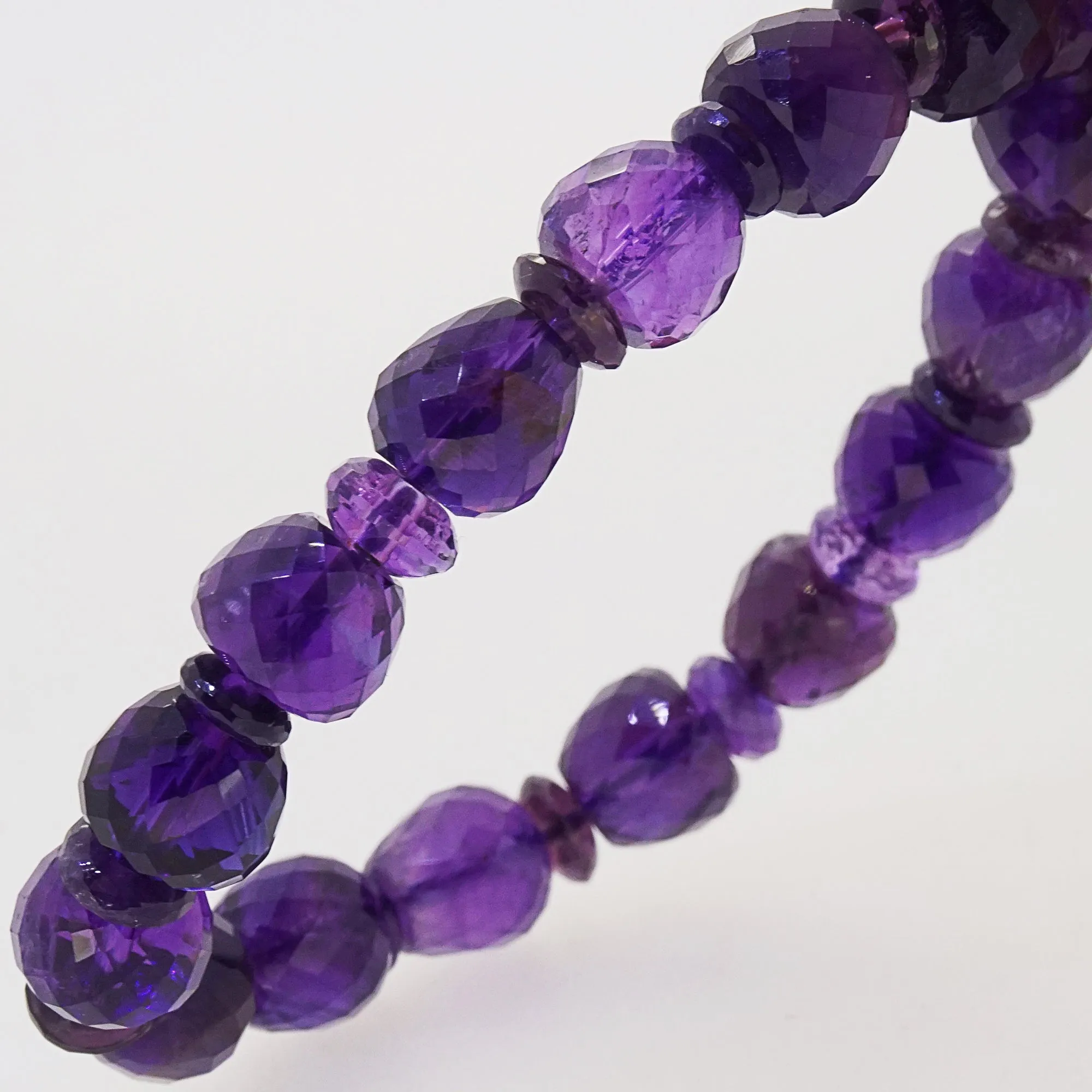 A-Grade Amethyst Faceted Apple
