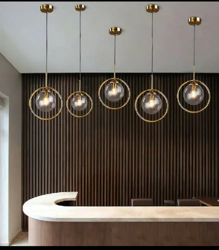 Amber chandelier