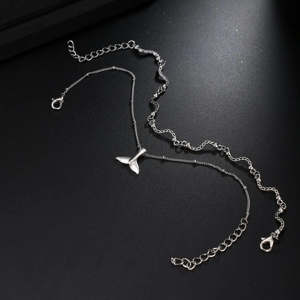 Anklet Bracelet Mermaid Tail Anklet Bracelet Fish Tail Foot Anklets