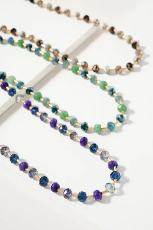 Aurora Glass Bead Necklae