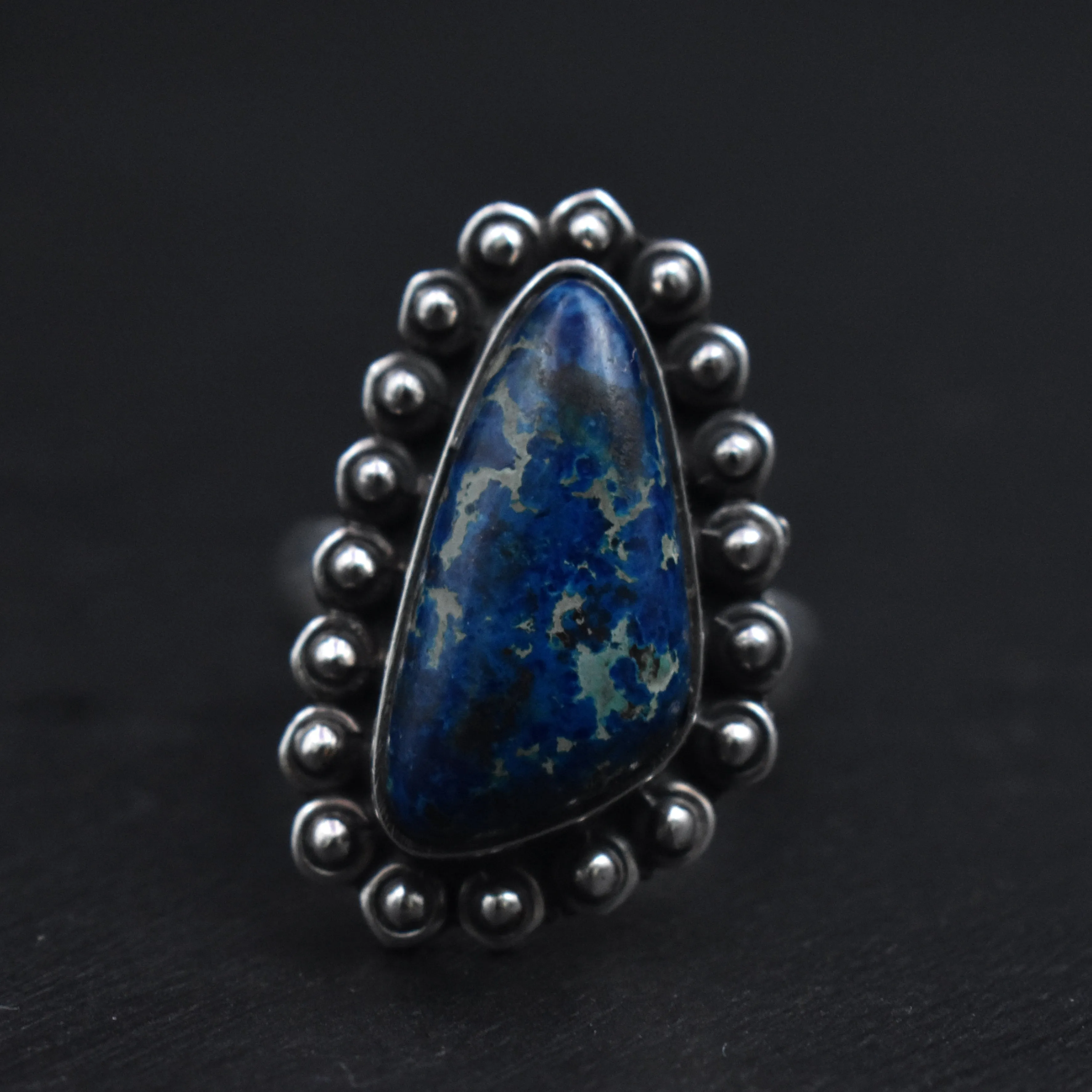 Azurite Vintage Handmade Sterling Silver Ring
