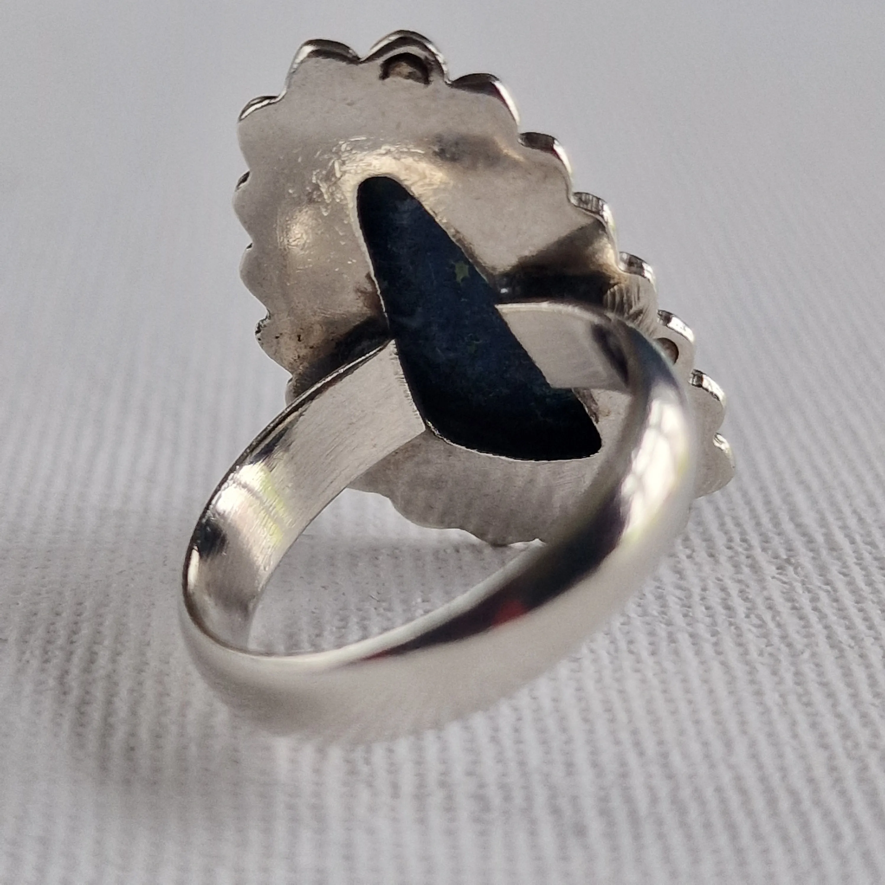 Azurite Vintage Handmade Sterling Silver Ring