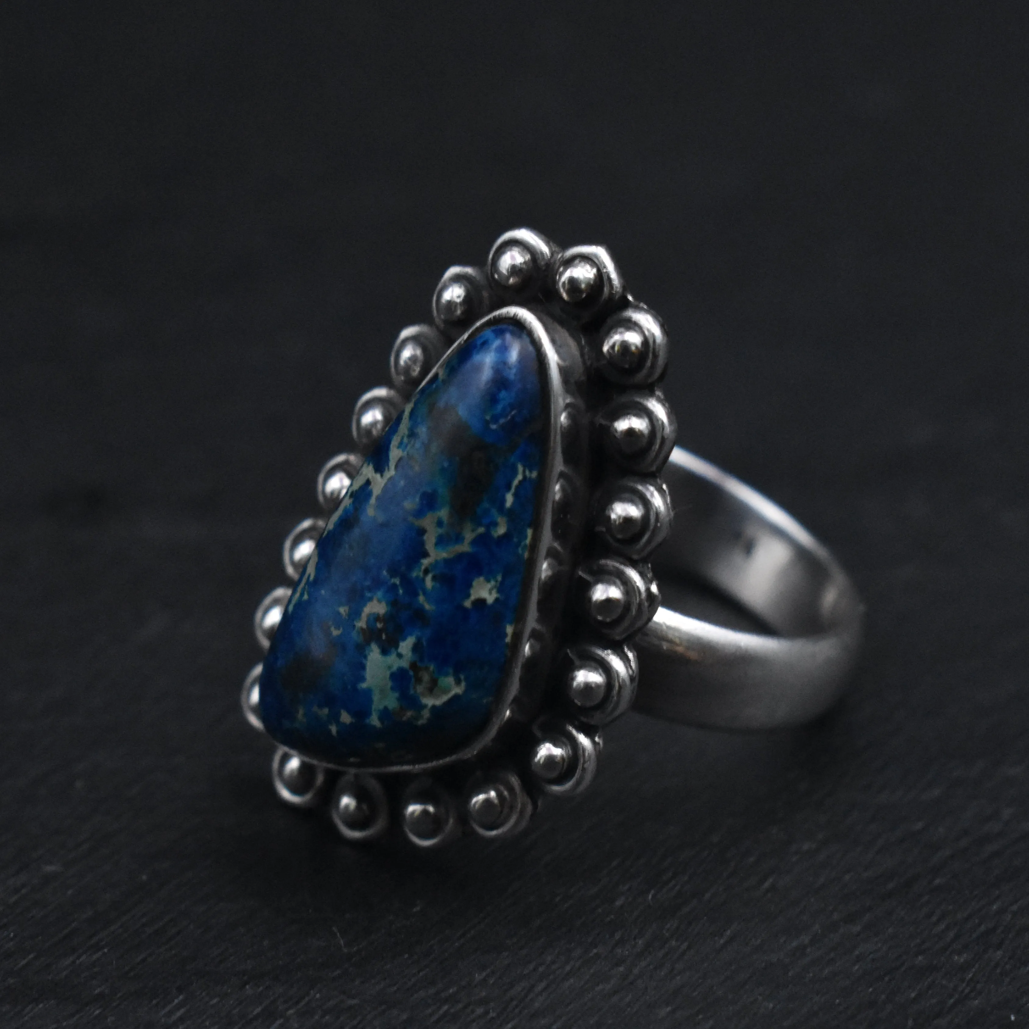 Azurite Vintage Handmade Sterling Silver Ring
