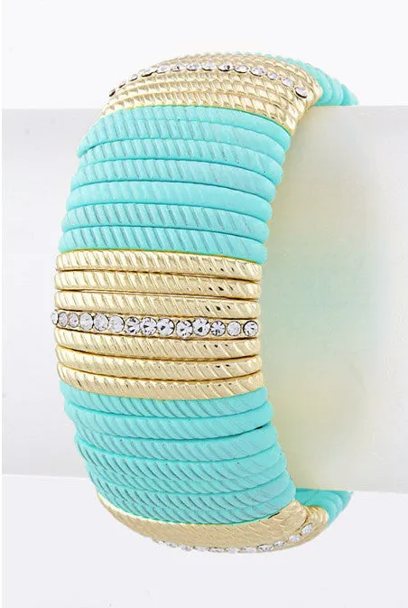 Baby-Blue Bar Bracelet