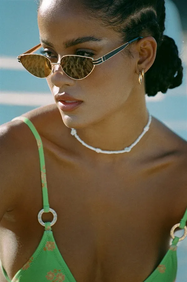 Beaded Daisy Necklace