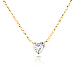 Bespoke 1.00 Carat Floating Diamond Heart