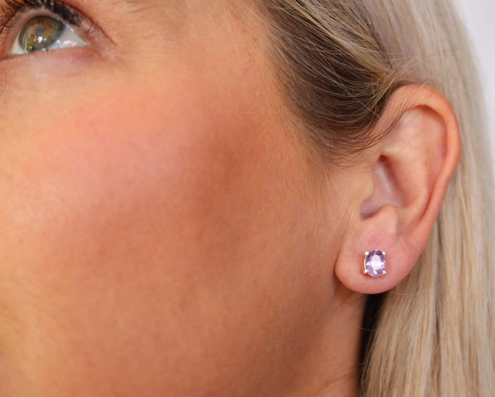 Bijou Amethyst Studs