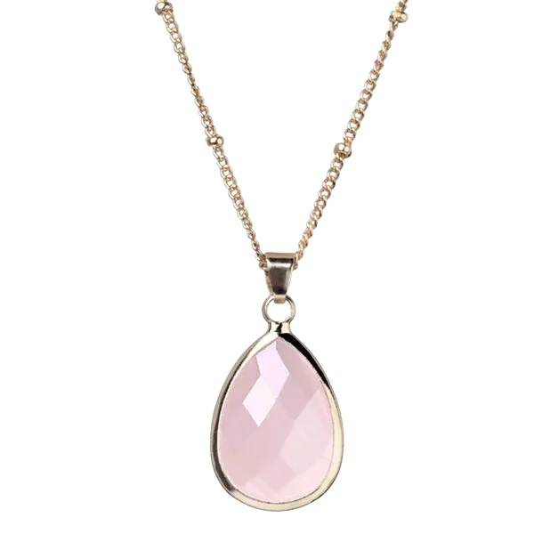 Birthstone Drop Pendant Necklace