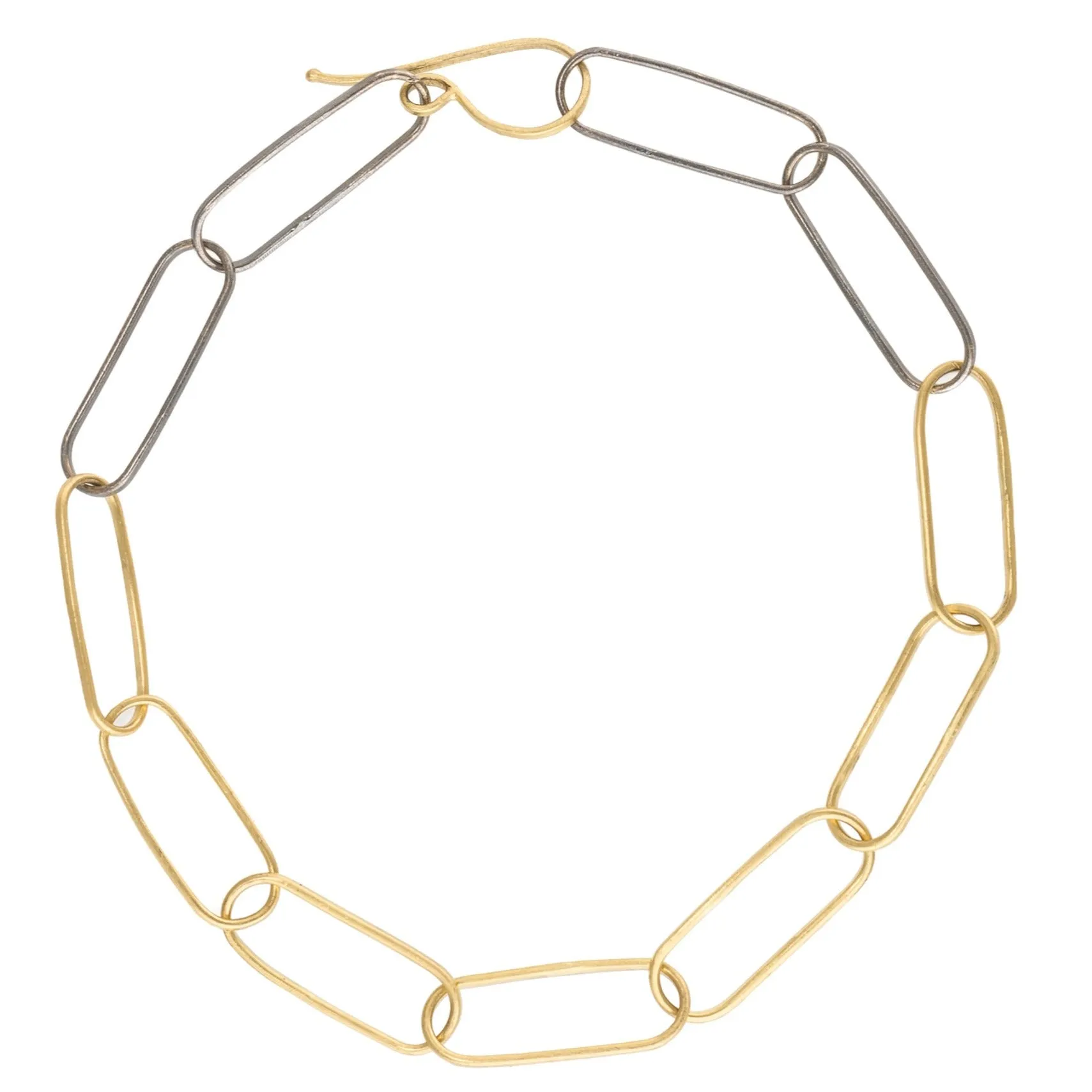 Black   Gold Luxe Chain Bracelet