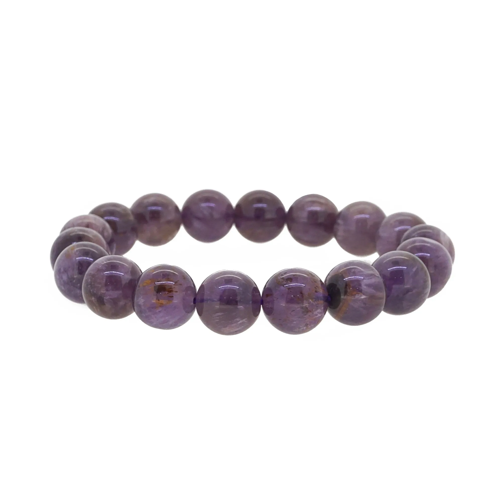 Cacoxenite, Amethyst 12mm
