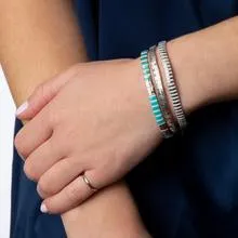 Caryn Lawn Supernova Silver Bead Bracelet