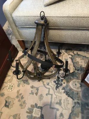 CHANDELIER BLACK & GRAY