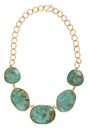 Christina Greene Turquoise Statement Necklace