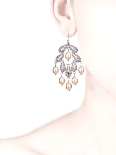 Classic Leaf chandelier earrings