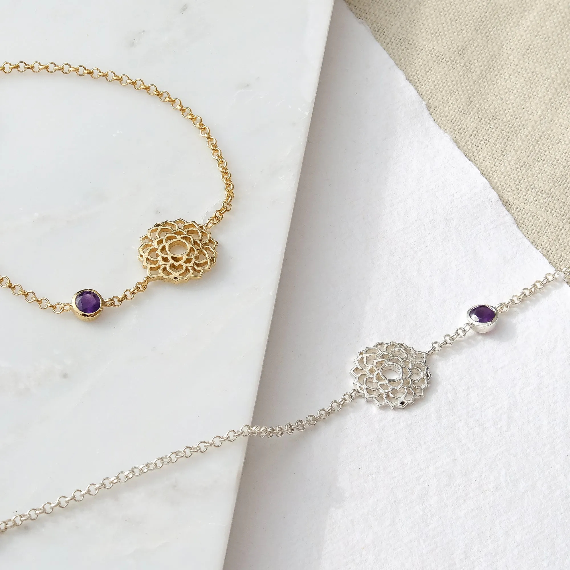 Crown Chakra Bracelet