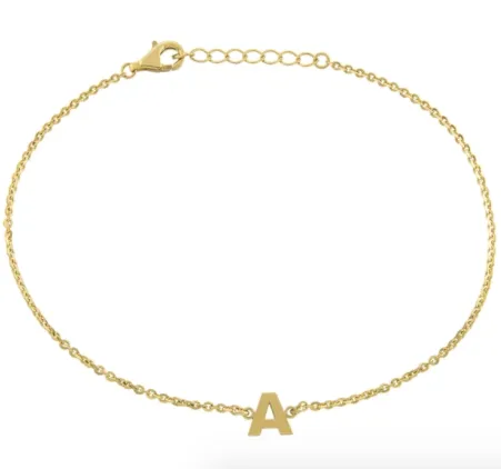 Customized Initial Anklet