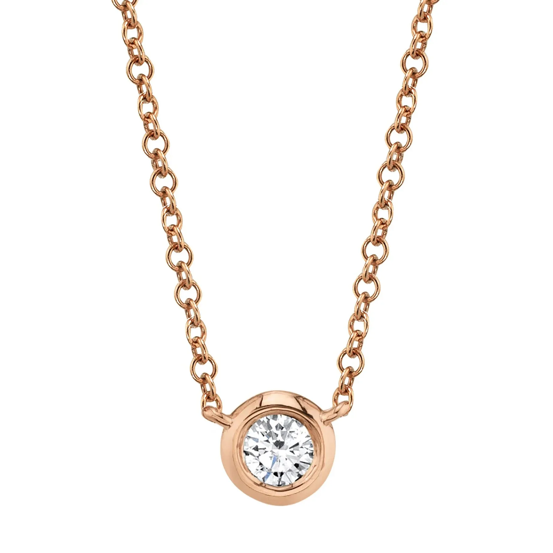 Diamond Solitaire Necklace 4690116