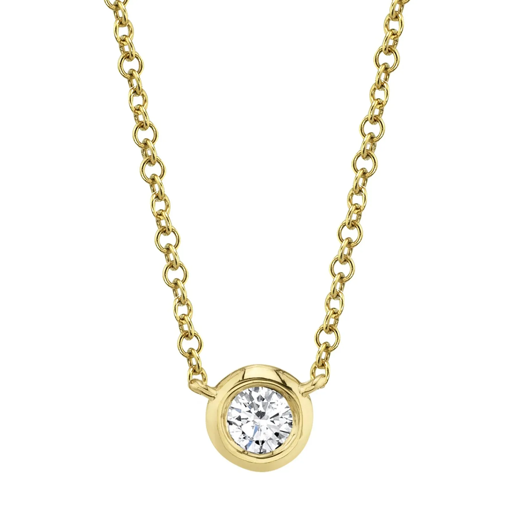Diamond Solitaire Necklace 4690116