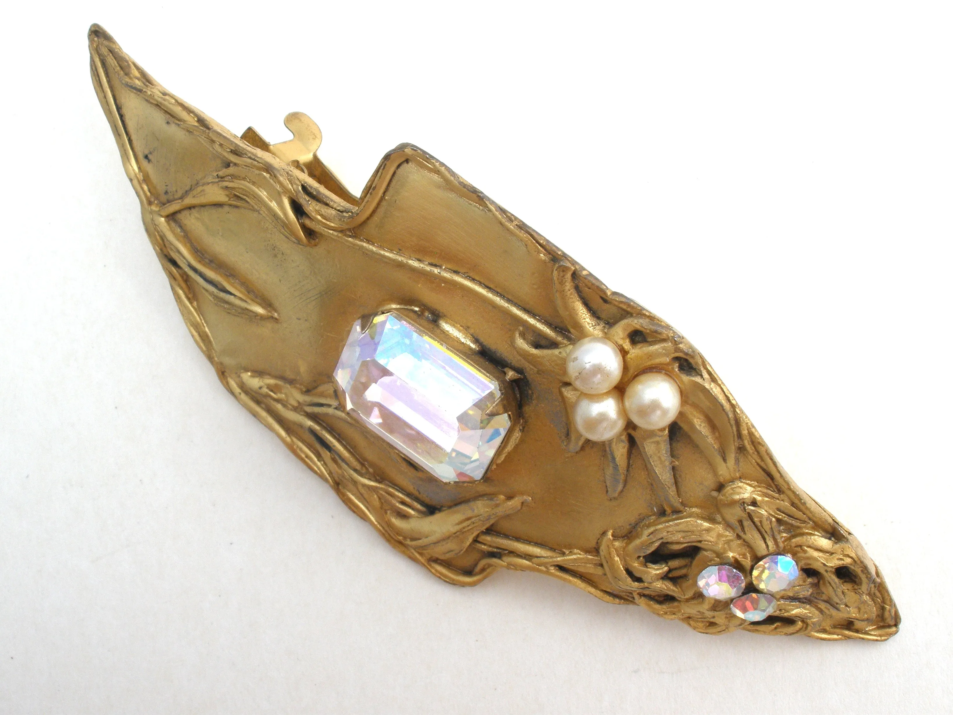 Elaine Coyne Couture Hair Barrette Vintage