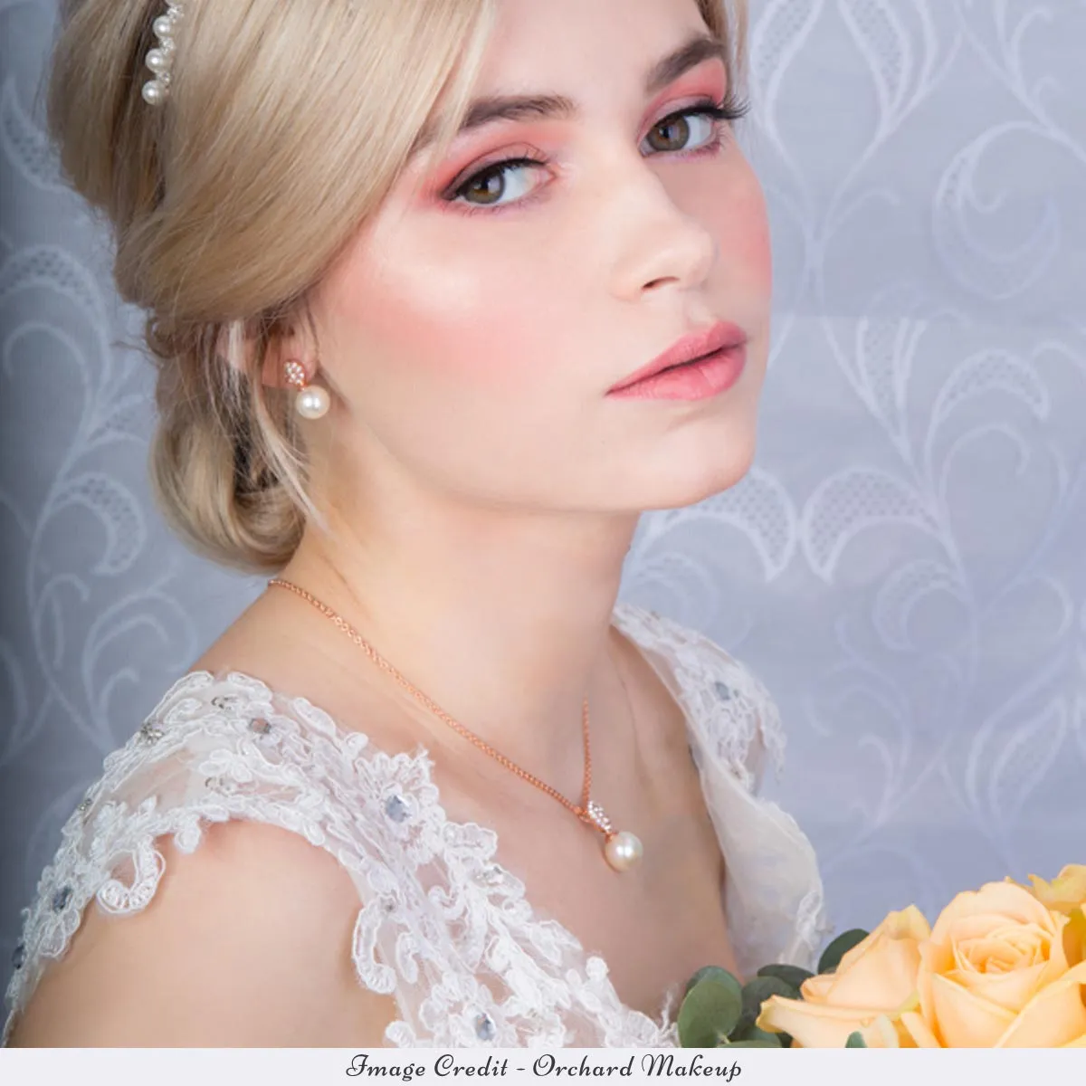Elegance of Rose Gold Earrings