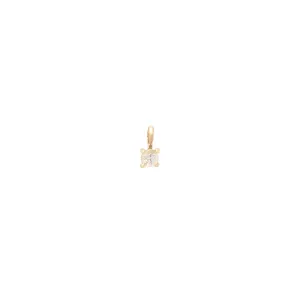 Element Charm | 14k Gold & White Sapphire