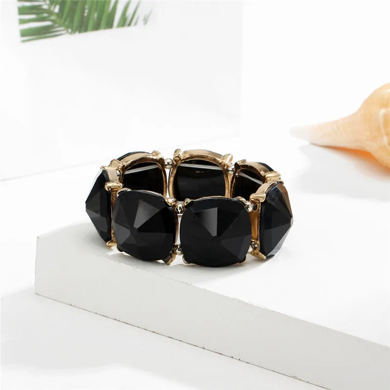 Geometric Stone Bracelet