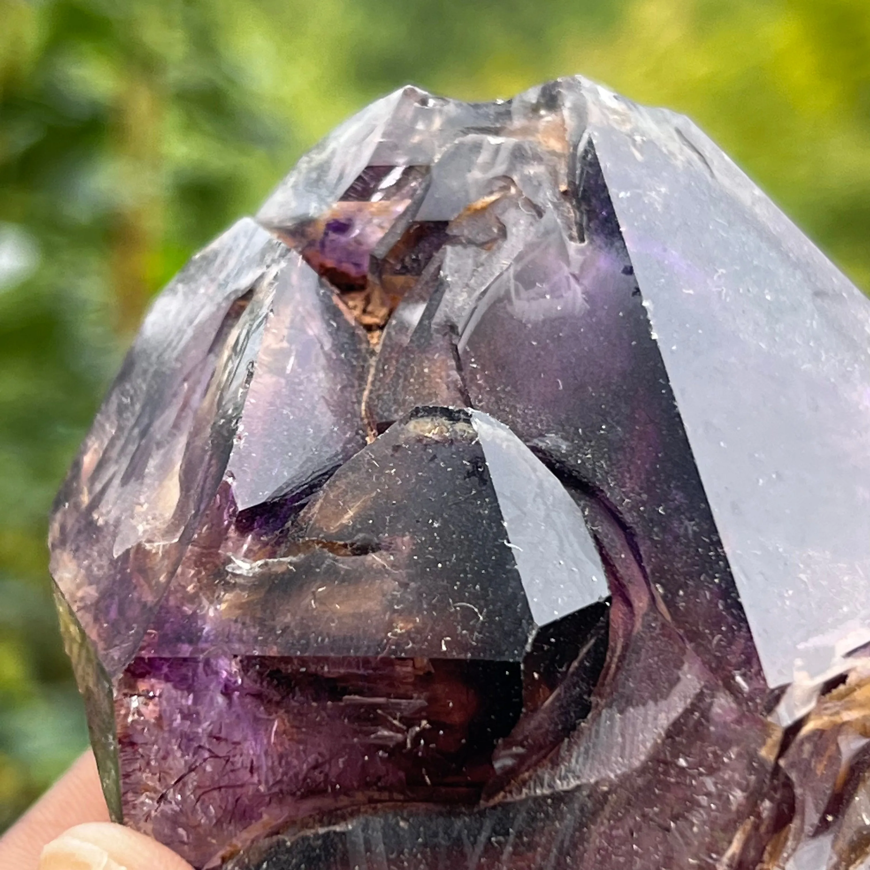 Gorgeous Skeletal Shangaan Amethyst Crystal with Hematite Inclusions From Zimbabwe
