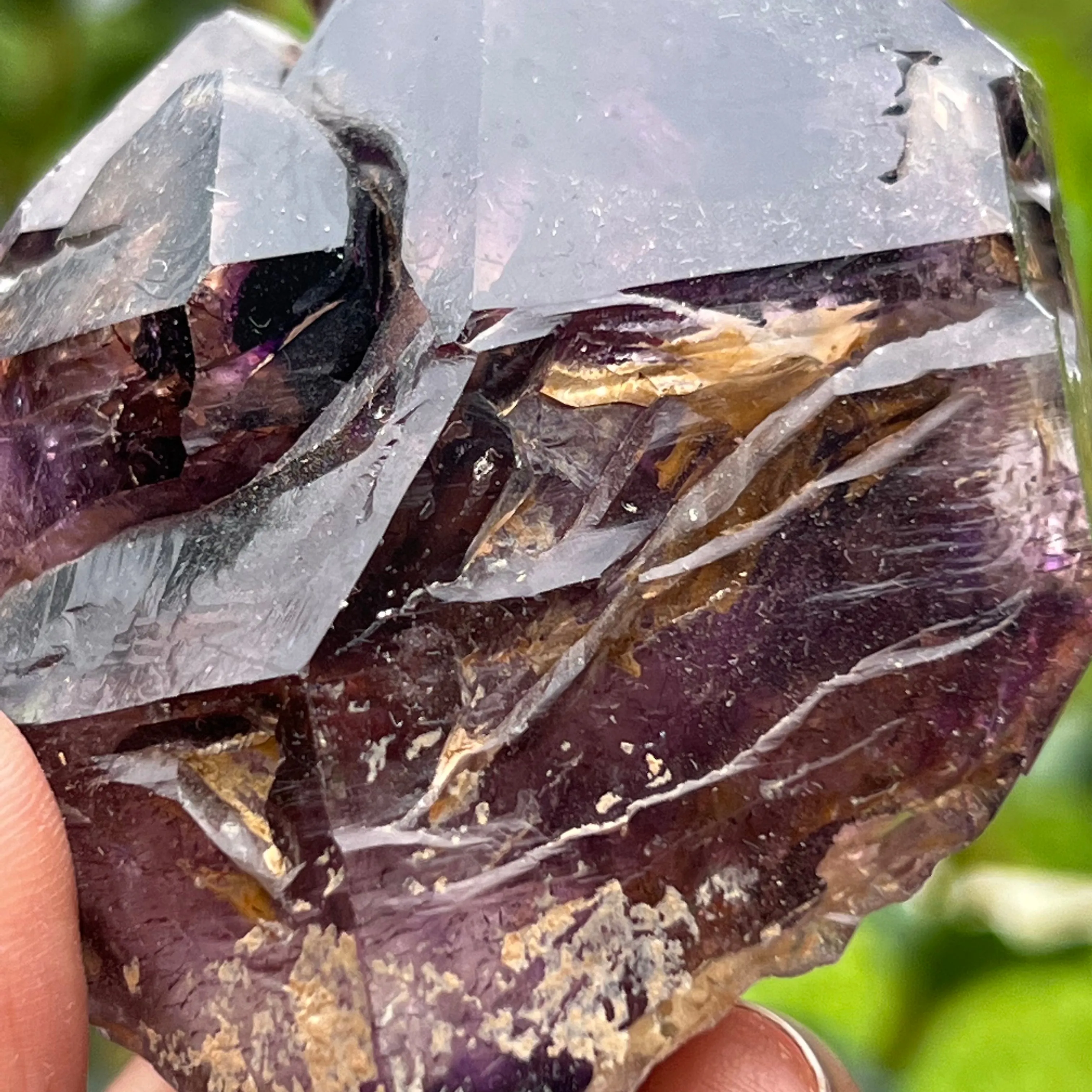 Gorgeous Skeletal Shangaan Amethyst Crystal with Hematite Inclusions From Zimbabwe