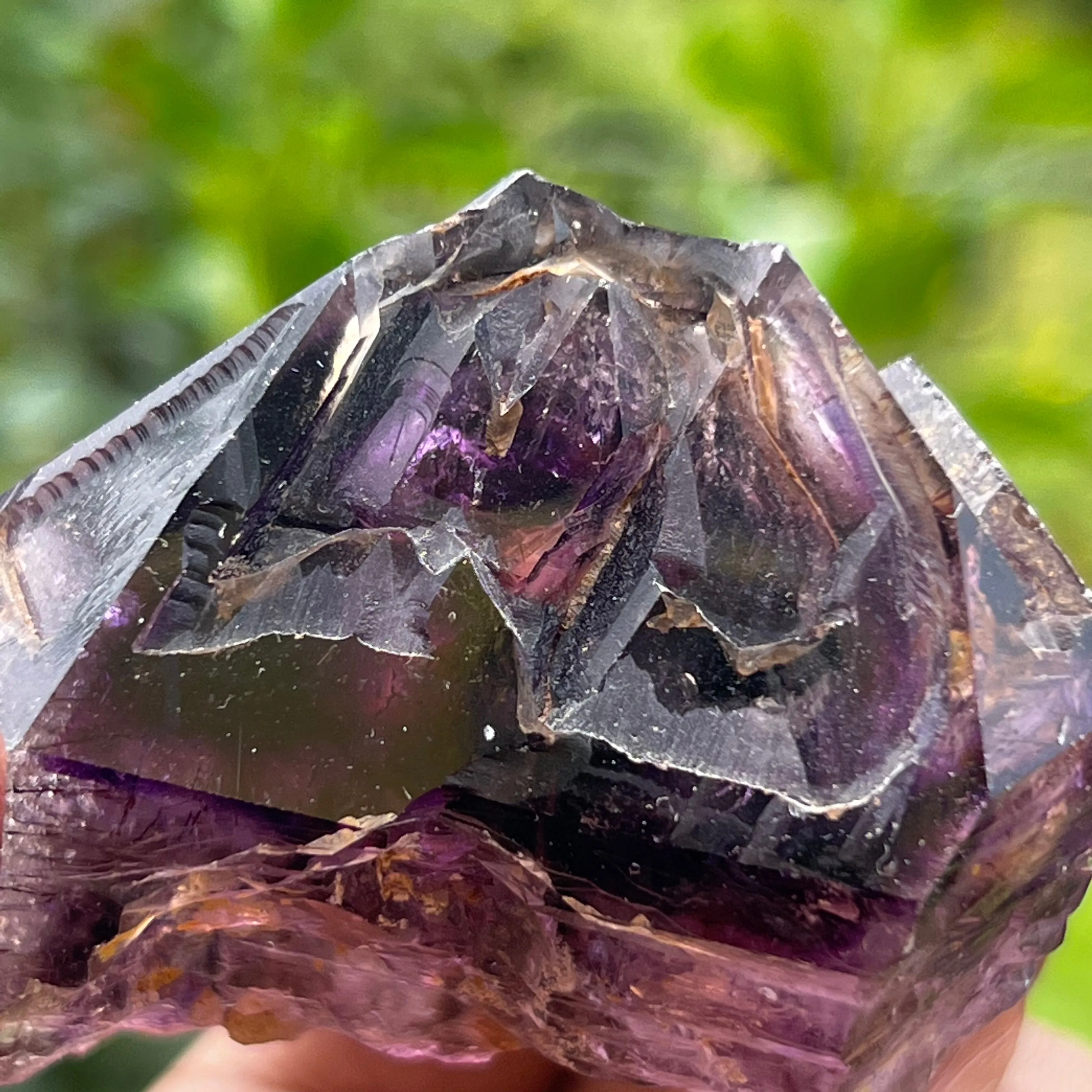 Gorgeous Skeletal Shangaan Amethyst Crystal with Hematite Inclusions From Zimbabwe