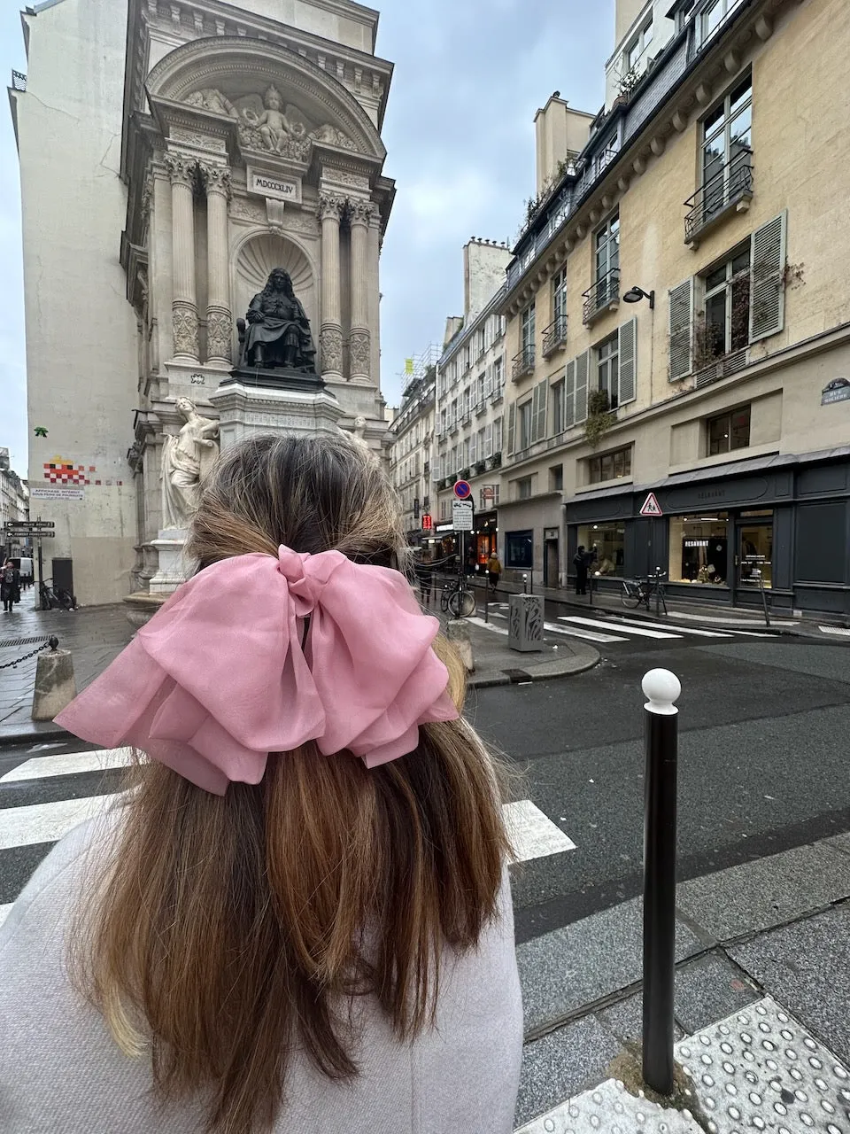 Handmade Organza Bow Hair Clip