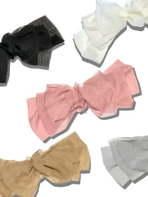 Handmade Organza Bow Hair Clip