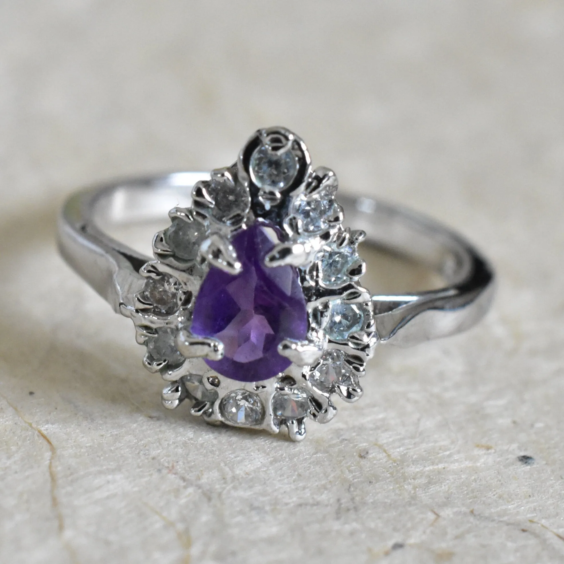 Harmony Amethyst Crystal Ring