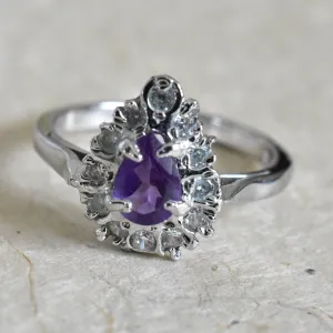 Harmony Amethyst Crystal Ring