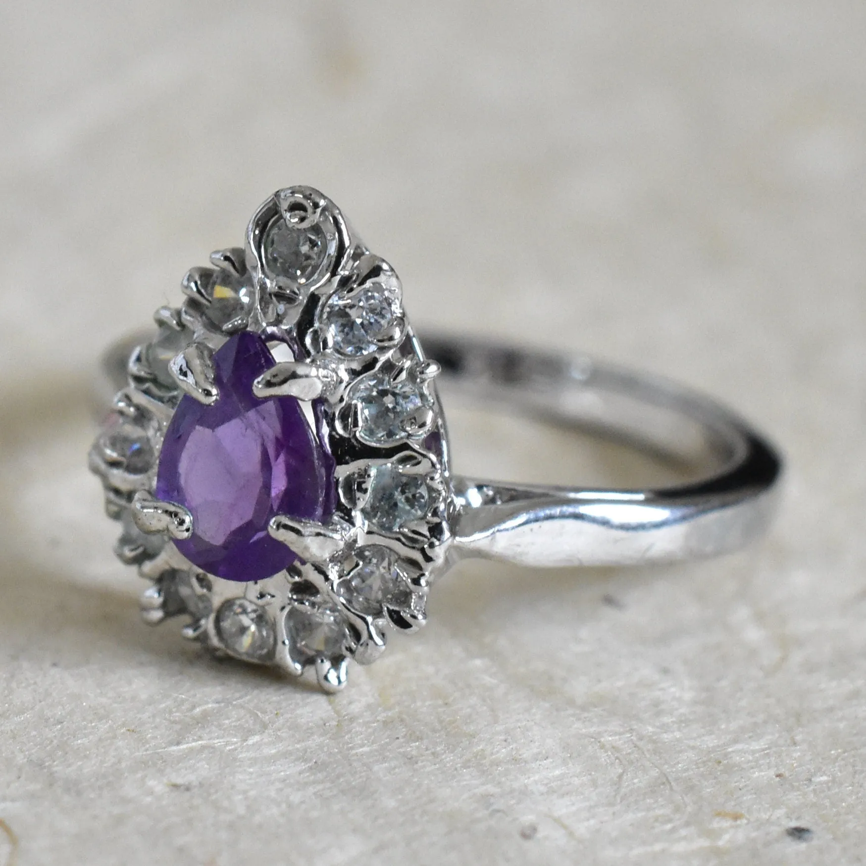 Harmony Amethyst Crystal Ring