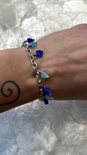 Heart charm bracelet / anklet