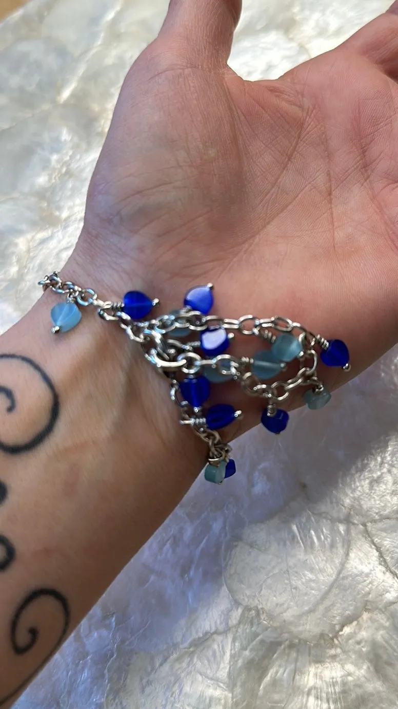 Heart charm bracelet / anklet