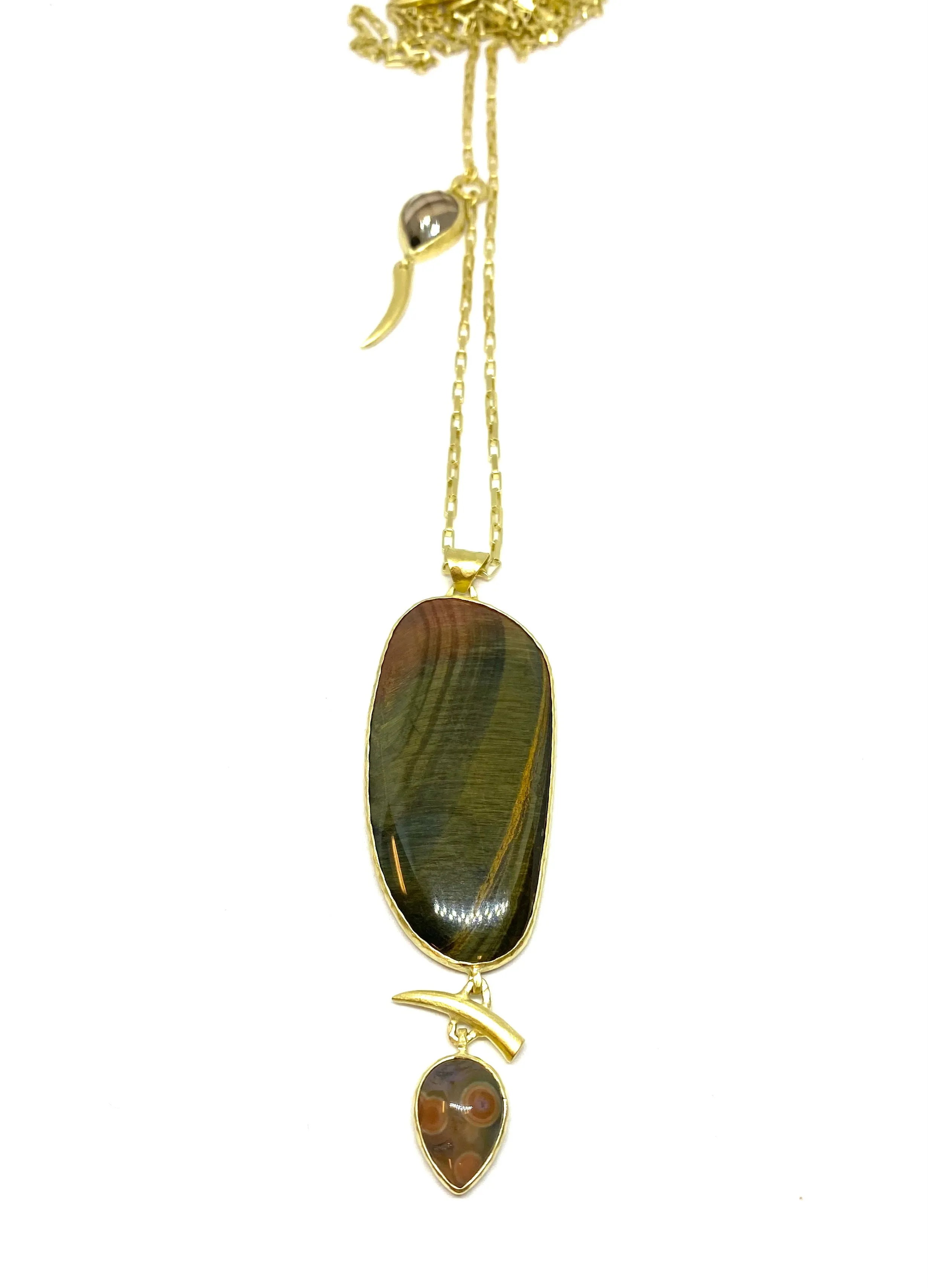 Heather Benjamin Tigers Eye Necklace