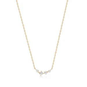 JEAN | Rose Cut White Sapphire Necklace