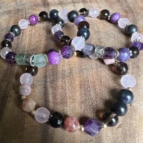 Kicking Cancer In the Butt: Trio Bracelet of Healing Stones for Cancer Support