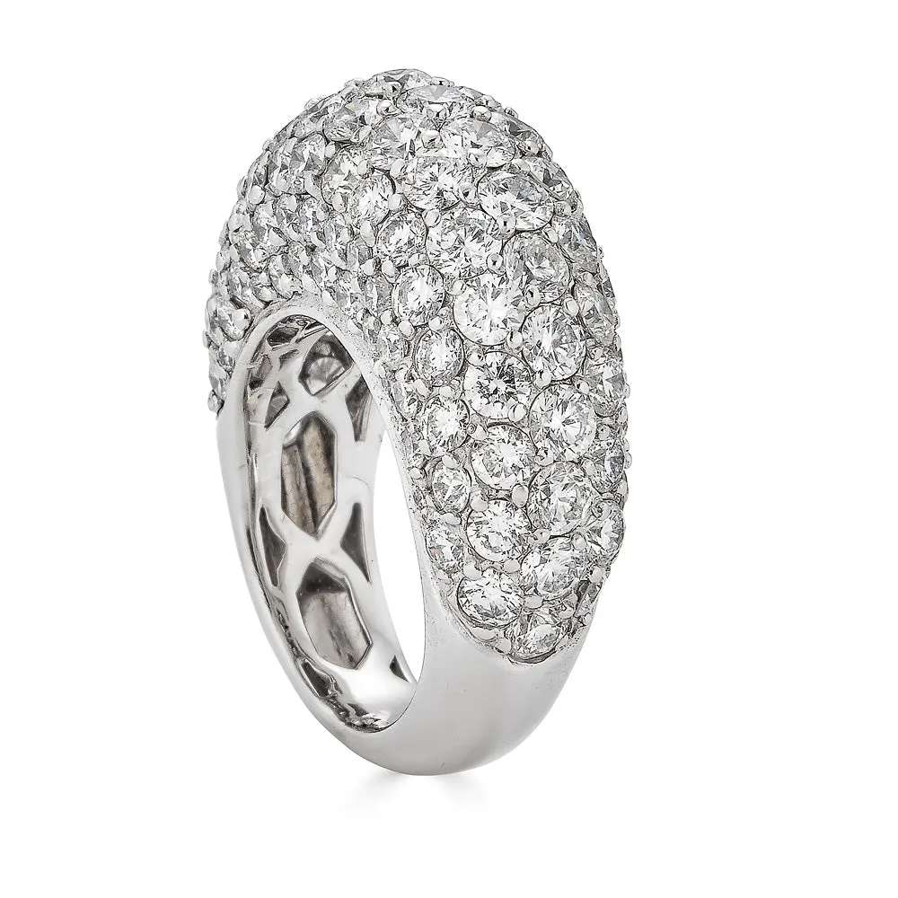 Large Dome Ring in White