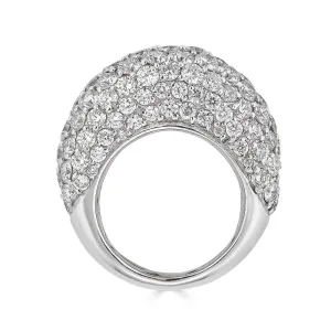 Large Dome Ring in White