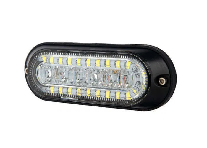 LED Strobe with Built-In Flood Work Light