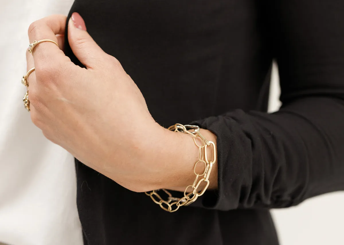 Legacy Gold Link Bracelet - 18ky Gold