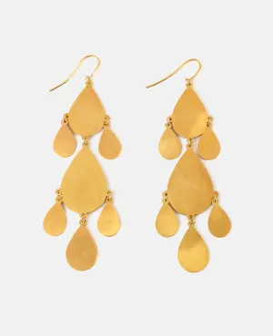 LONG EARRINGS "TREVI" GOLD